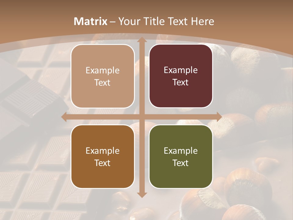 Interior Hazelnut Temptation PowerPoint Template