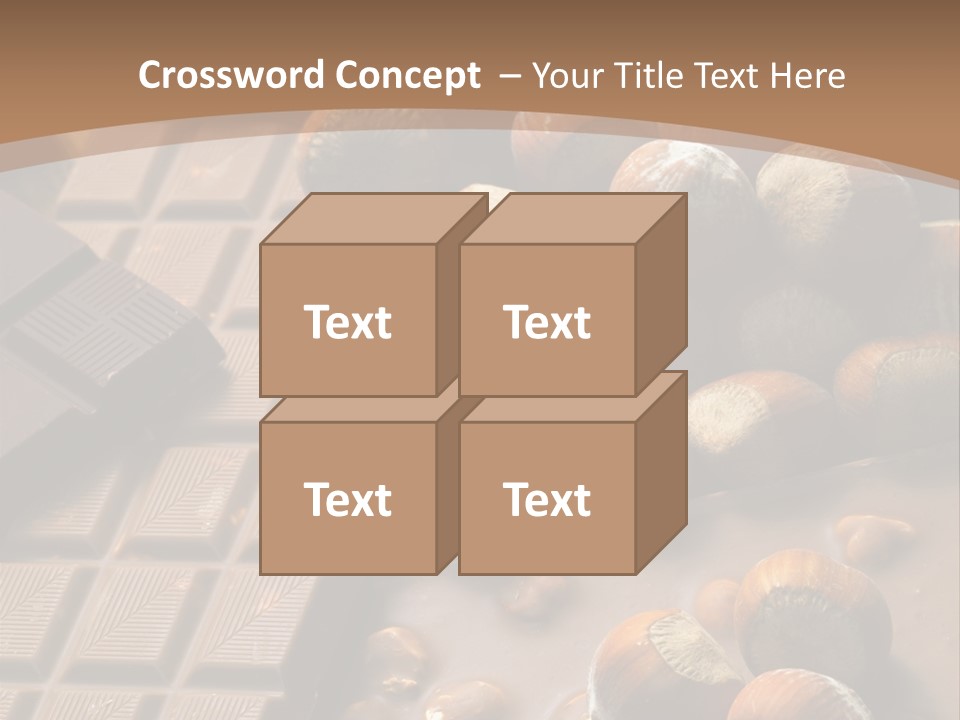 Interior Hazelnut Temptation PowerPoint Template