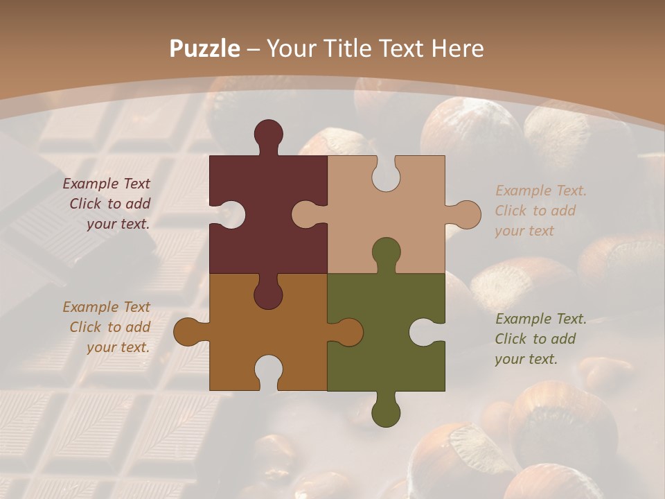 Interior Hazelnut Temptation PowerPoint Template