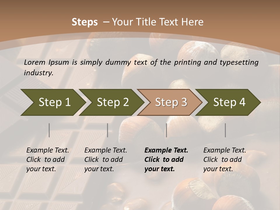 Interior Hazelnut Temptation PowerPoint Template