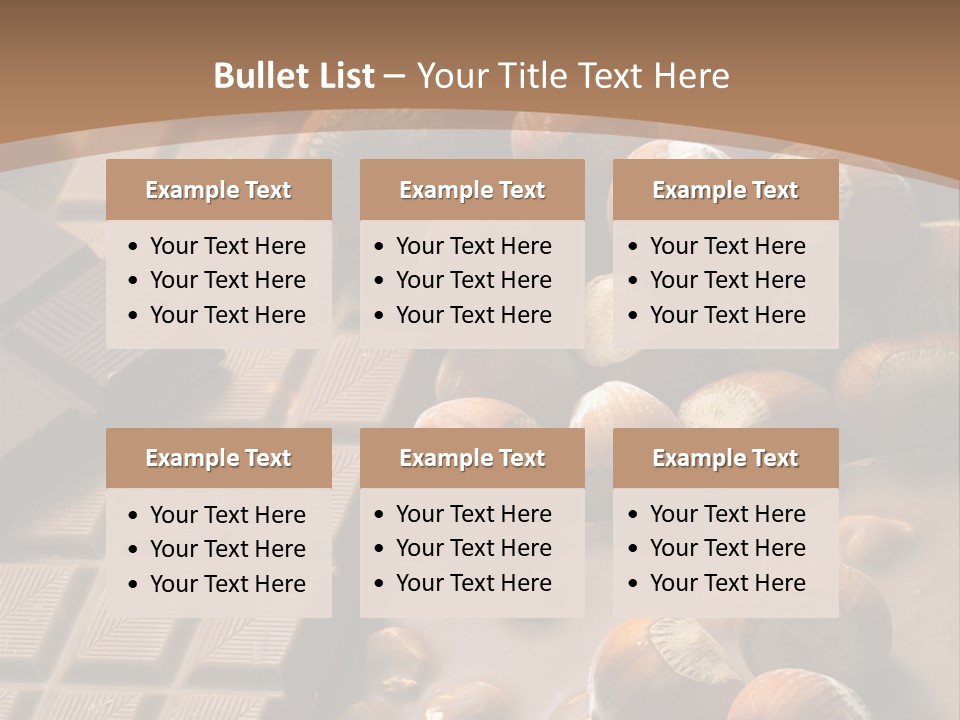 Interior Hazelnut Temptation PowerPoint Template