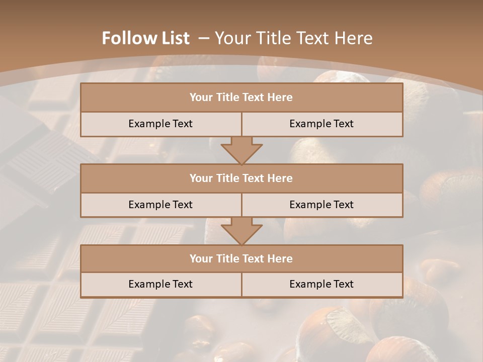 Interior Hazelnut Temptation PowerPoint Template