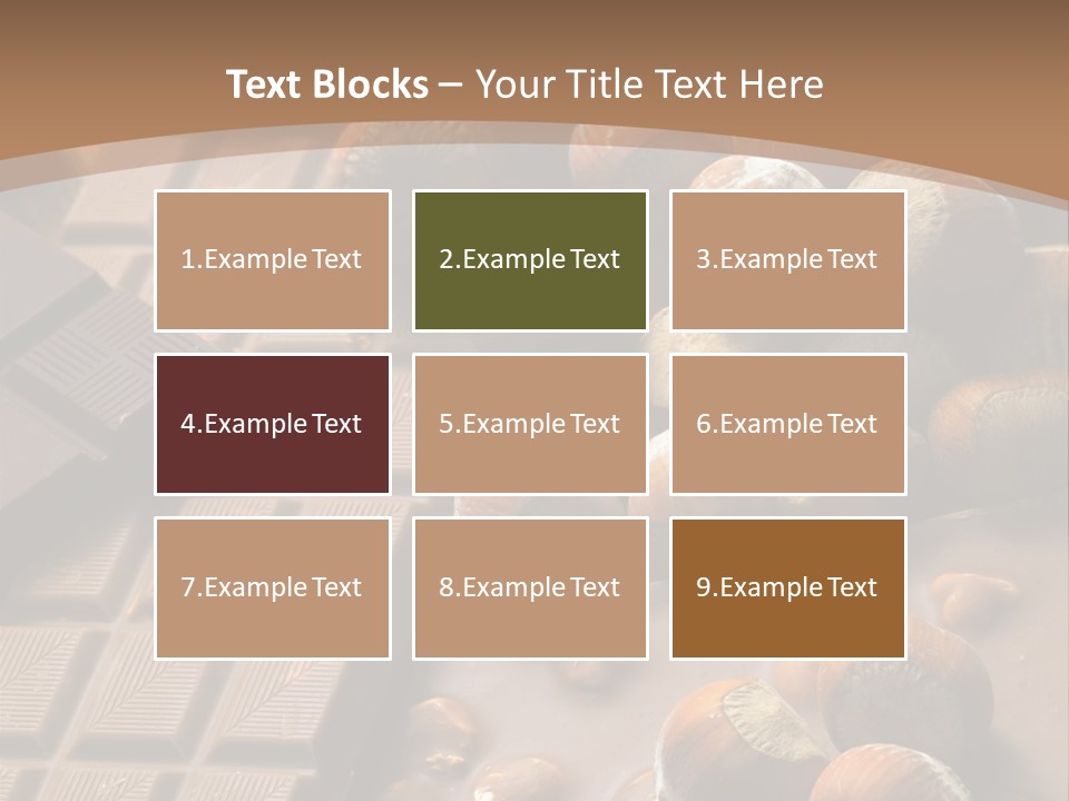 Interior Hazelnut Temptation PowerPoint Template