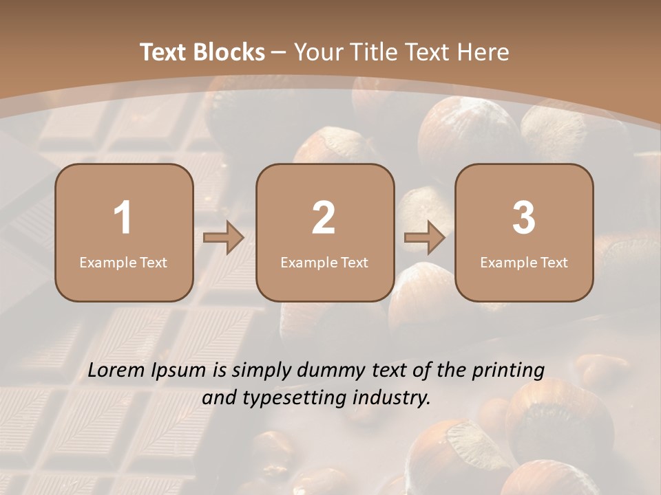 Interior Hazelnut Temptation PowerPoint Template