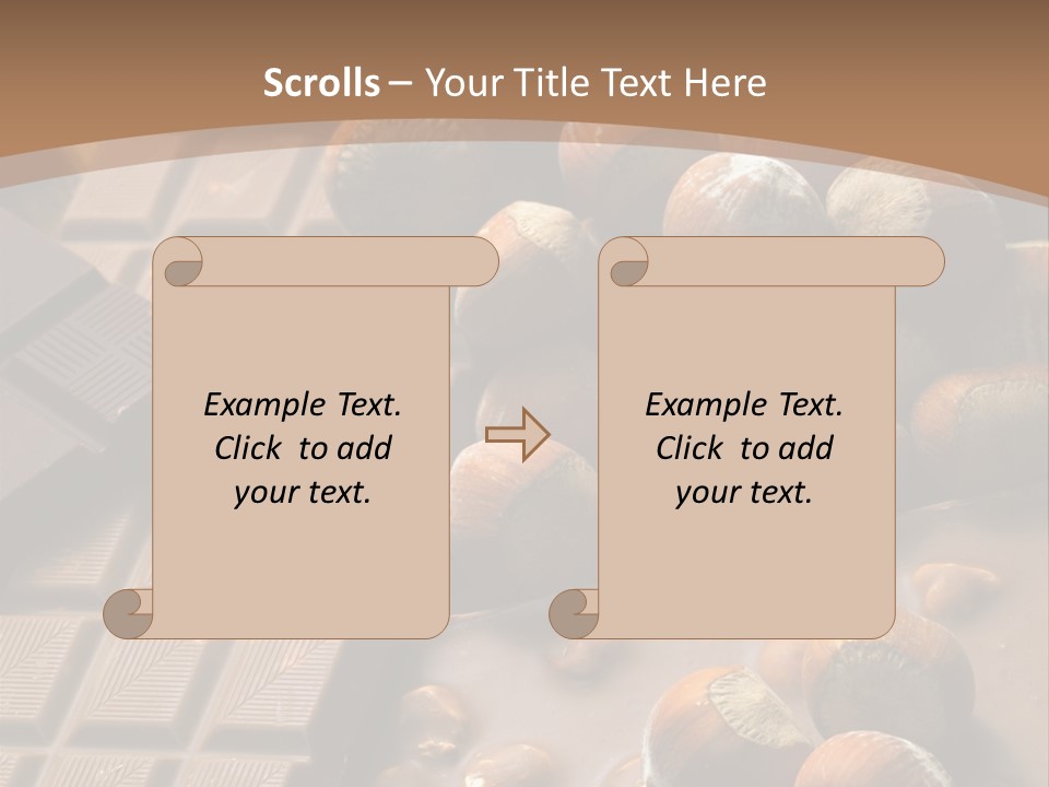 Interior Hazelnut Temptation PowerPoint Template