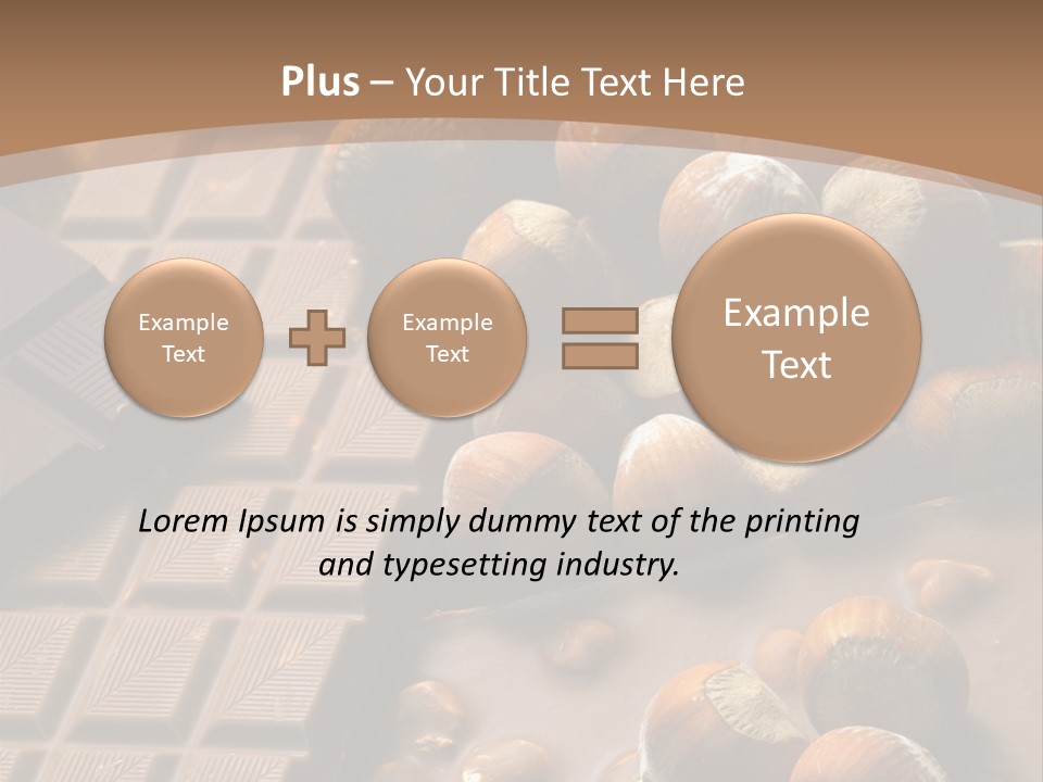 Interior Hazelnut Temptation PowerPoint Template