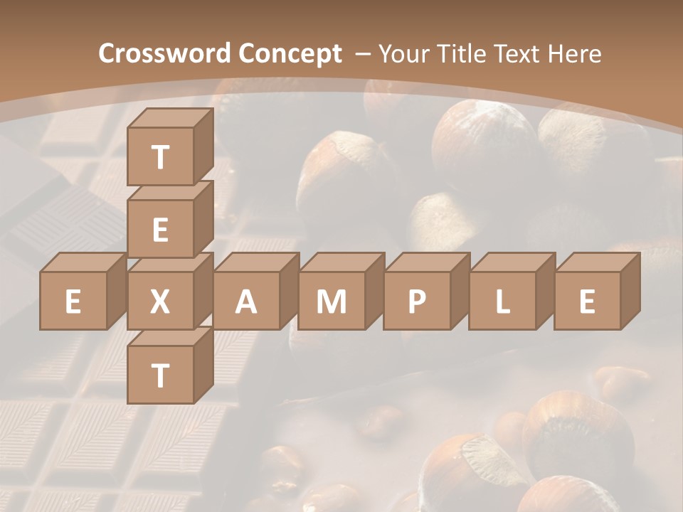 Interior Hazelnut Temptation PowerPoint Template