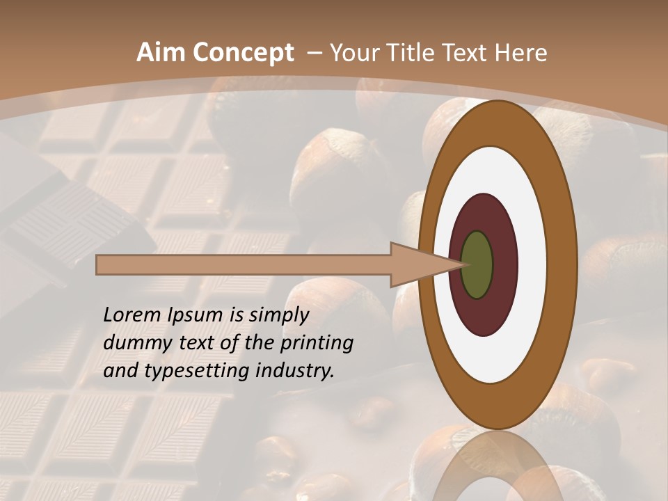 Interior Hazelnut Temptation PowerPoint Template