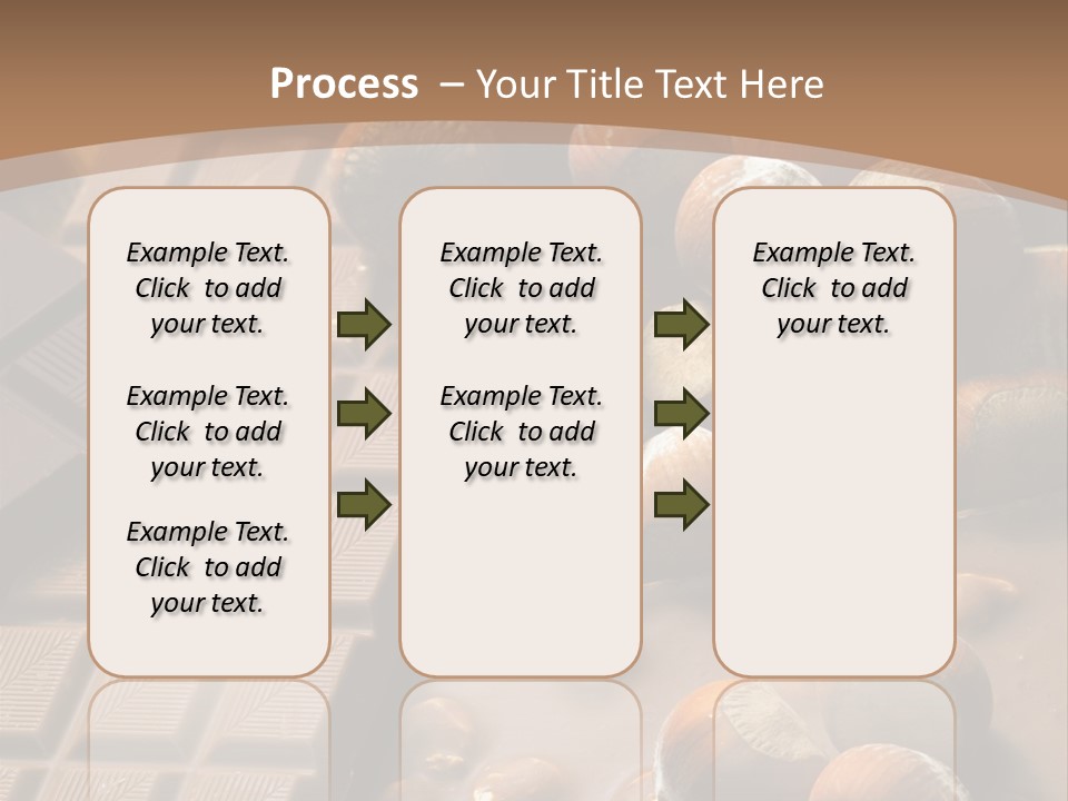 Interior Hazelnut Temptation PowerPoint Template