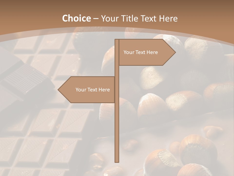 Interior Hazelnut Temptation PowerPoint Template