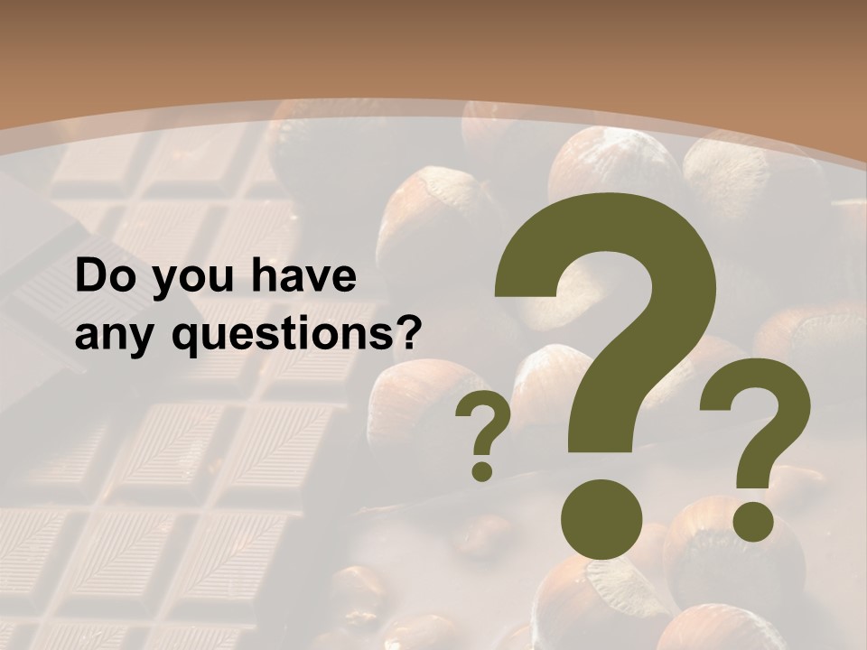 Interior Hazelnut Temptation PowerPoint Template