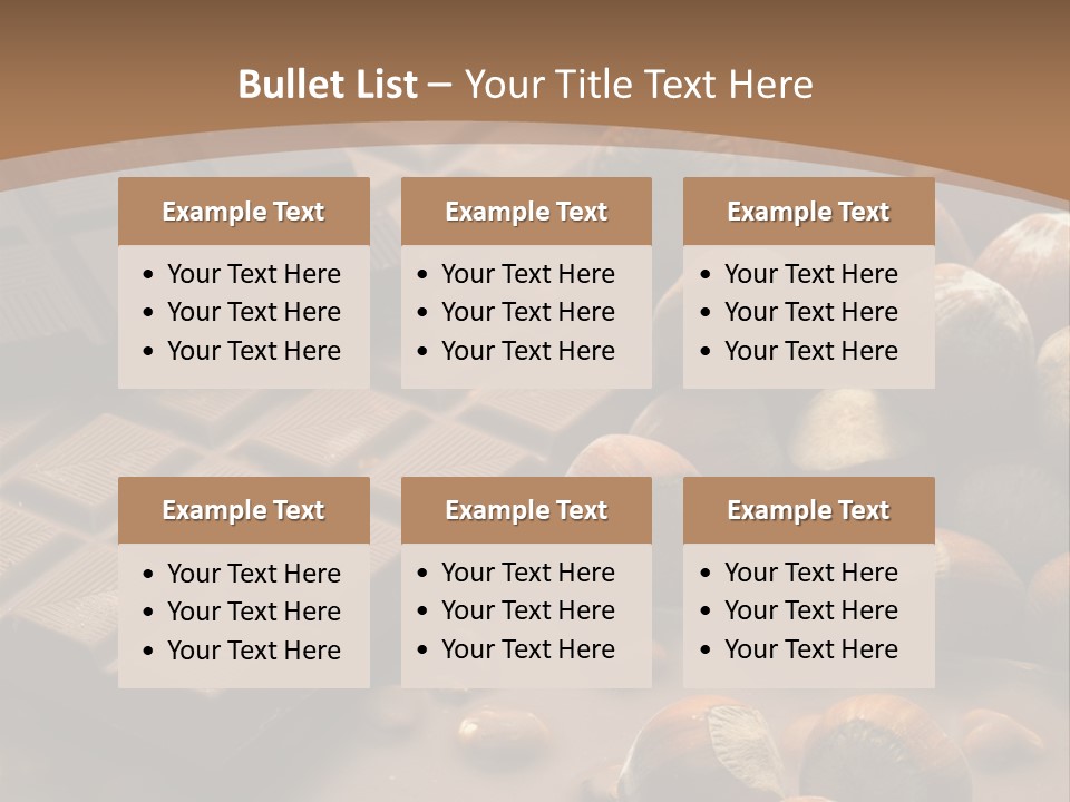 Many Interiors Hazelnut PowerPoint Template