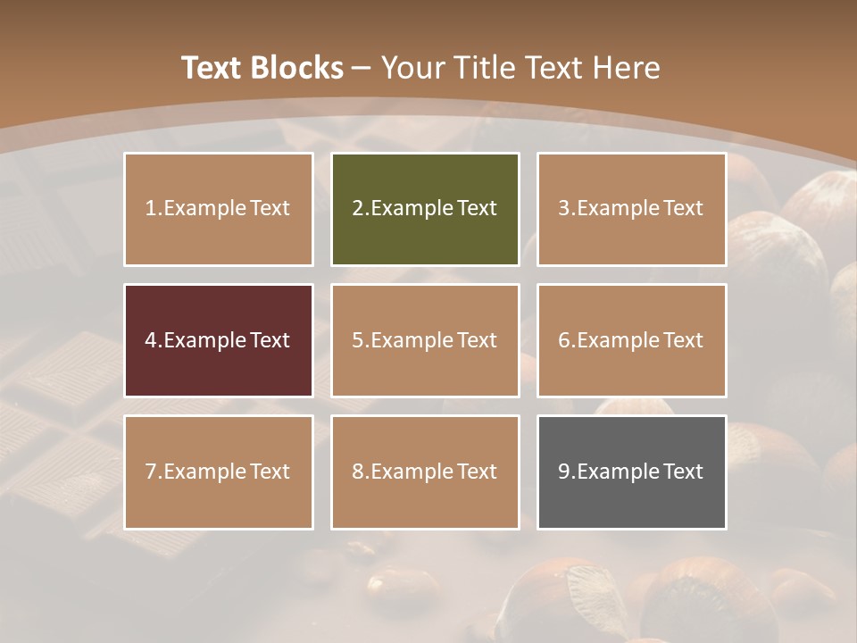 Many Interiors Hazelnut PowerPoint Template