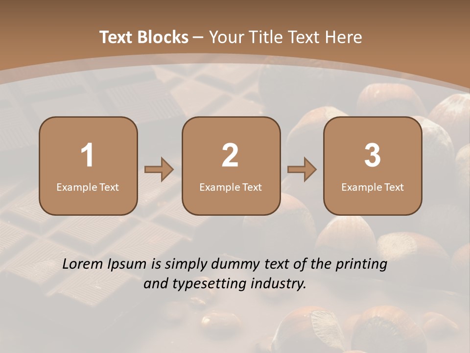 Many Interiors Hazelnut PowerPoint Template