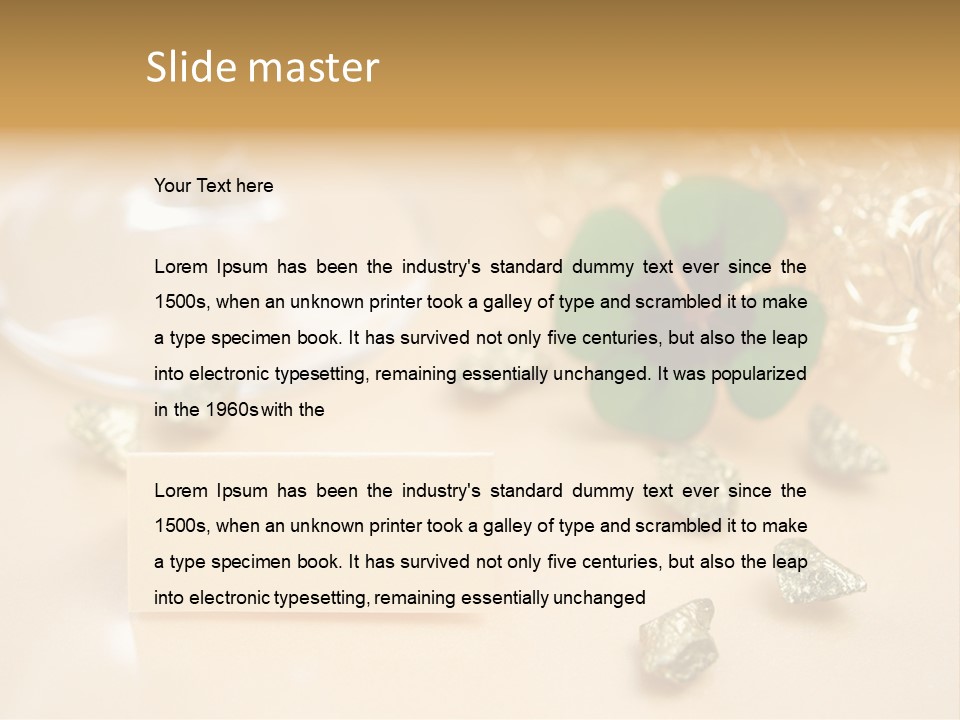 Glitzern Feier Gru PowerPoint Template