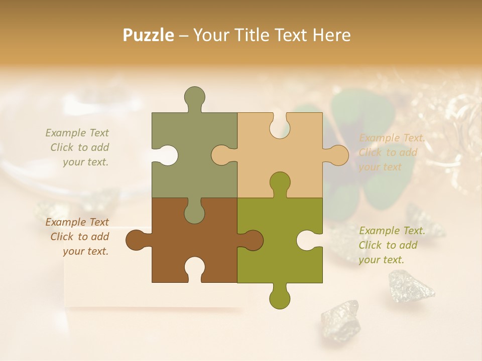 Glitzern Feier Gru PowerPoint Template