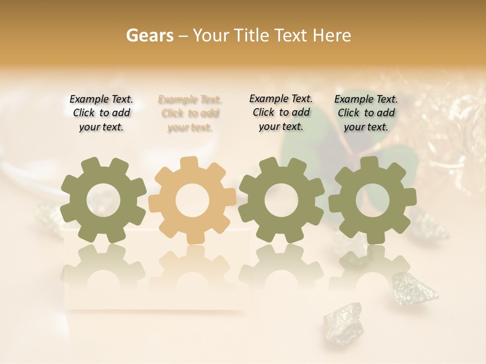 Glitzern Feier Gru PowerPoint Template