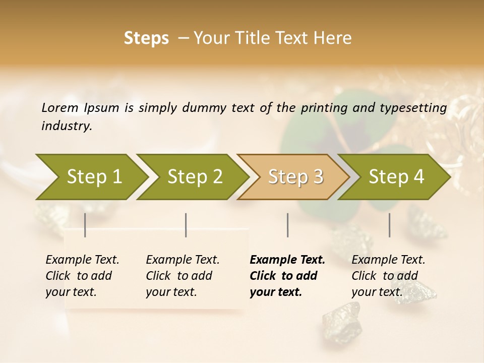 Glitzern Feier Gru PowerPoint Template