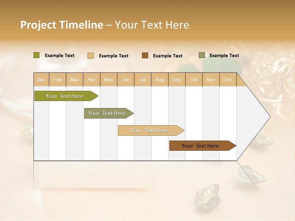 Glitzern Feier Gru PowerPoint Template
