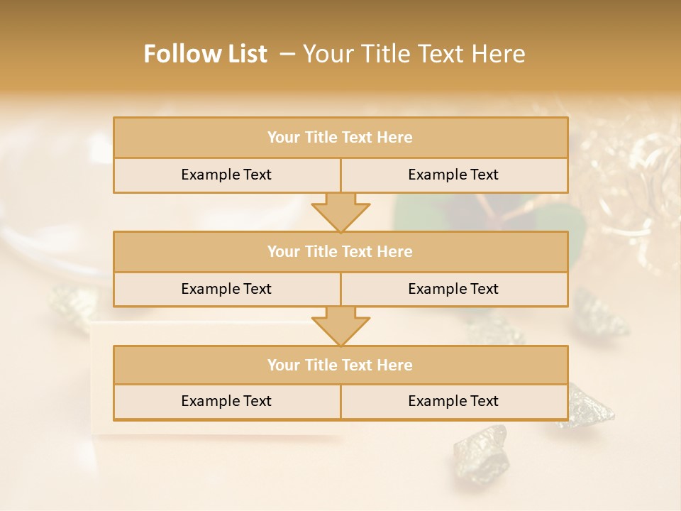Glitzern Feier Gru PowerPoint Template