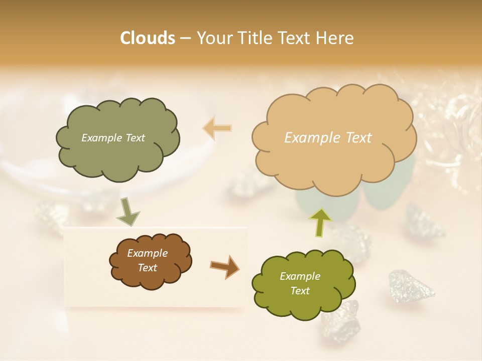 Glitzern Feier Gru PowerPoint Template