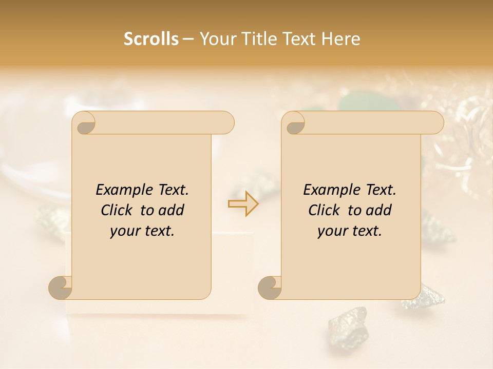 Glitzern Feier Gru PowerPoint Template
