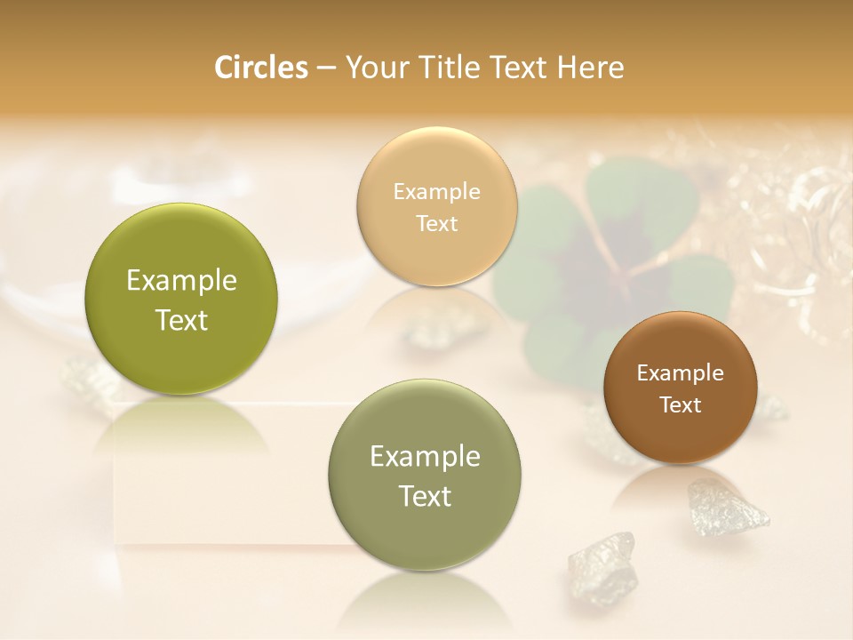 Glitzern Feier Gru PowerPoint Template