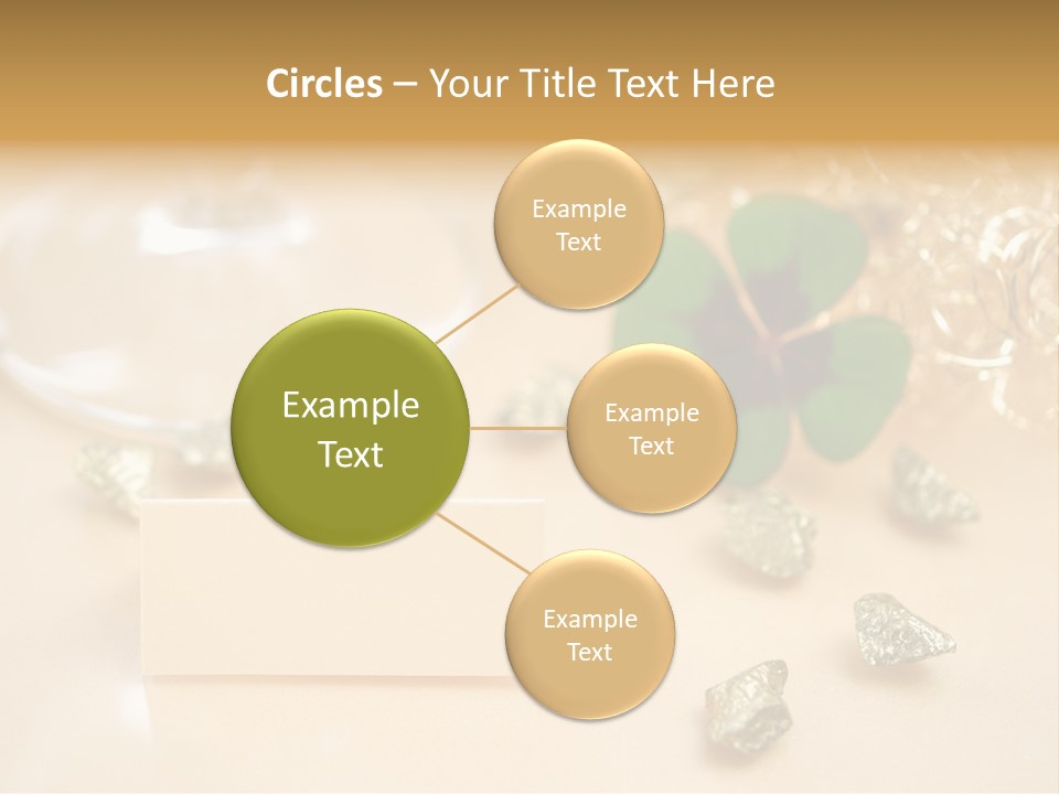 Glitzern Feier Gru PowerPoint Template