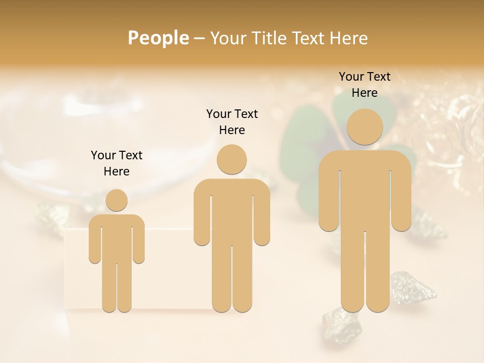 Glitzern Feier Gru PowerPoint Template