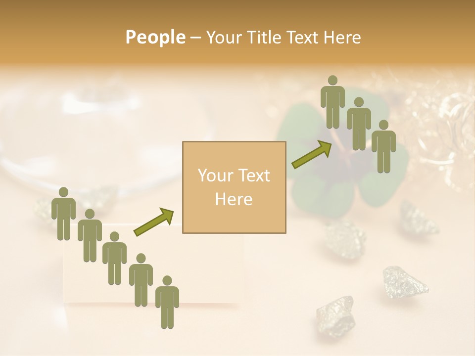 Glitzern Feier Gru PowerPoint Template