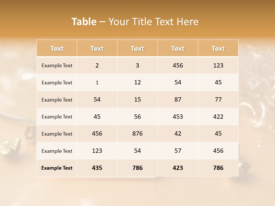 Muttertag Jahreswechsel Sektglas PowerPoint Template