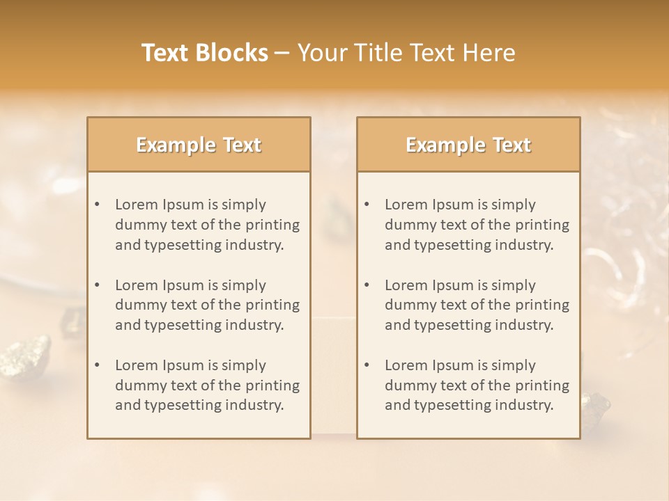Muttertag Jahreswechsel Sektglas PowerPoint Template