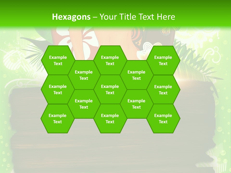 Woman Tree Erotic PowerPoint Template