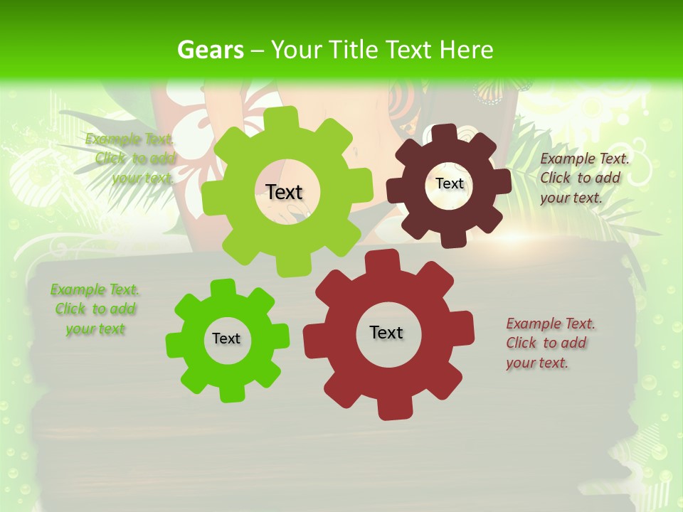 Woman Tree Erotic PowerPoint Template