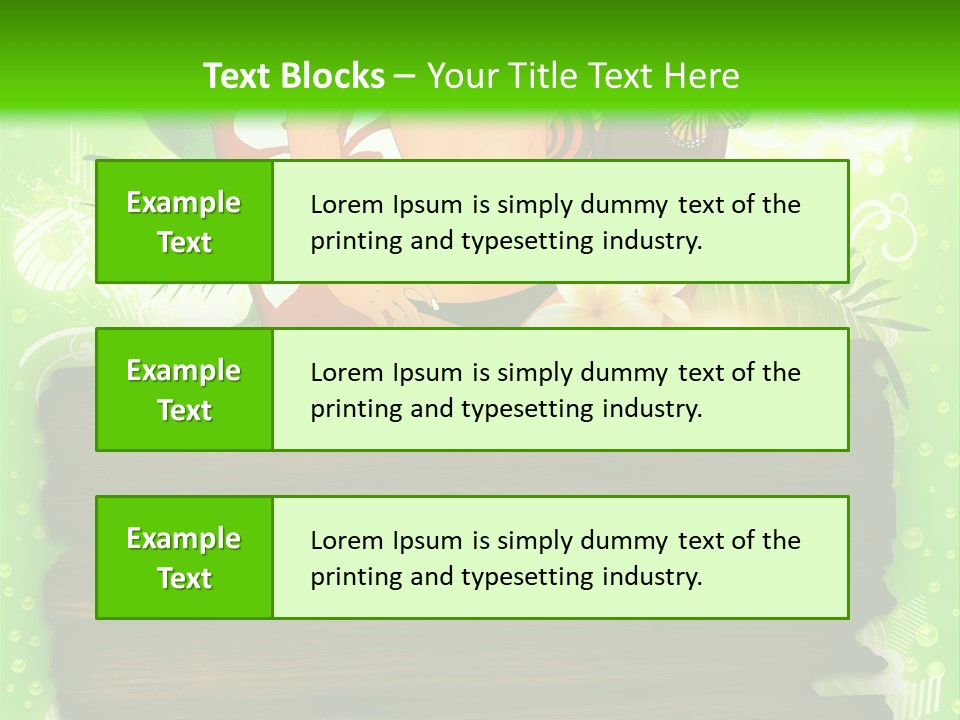 Woman Tree Erotic PowerPoint Template