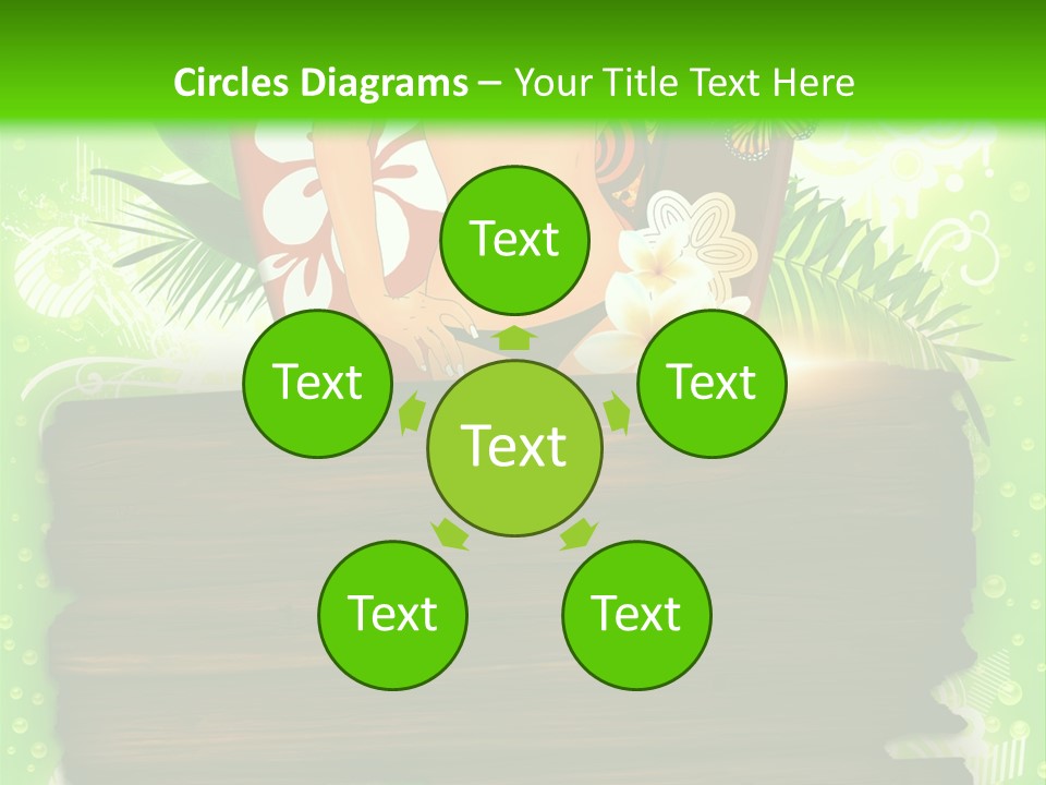 Woman Tree Erotic PowerPoint Template