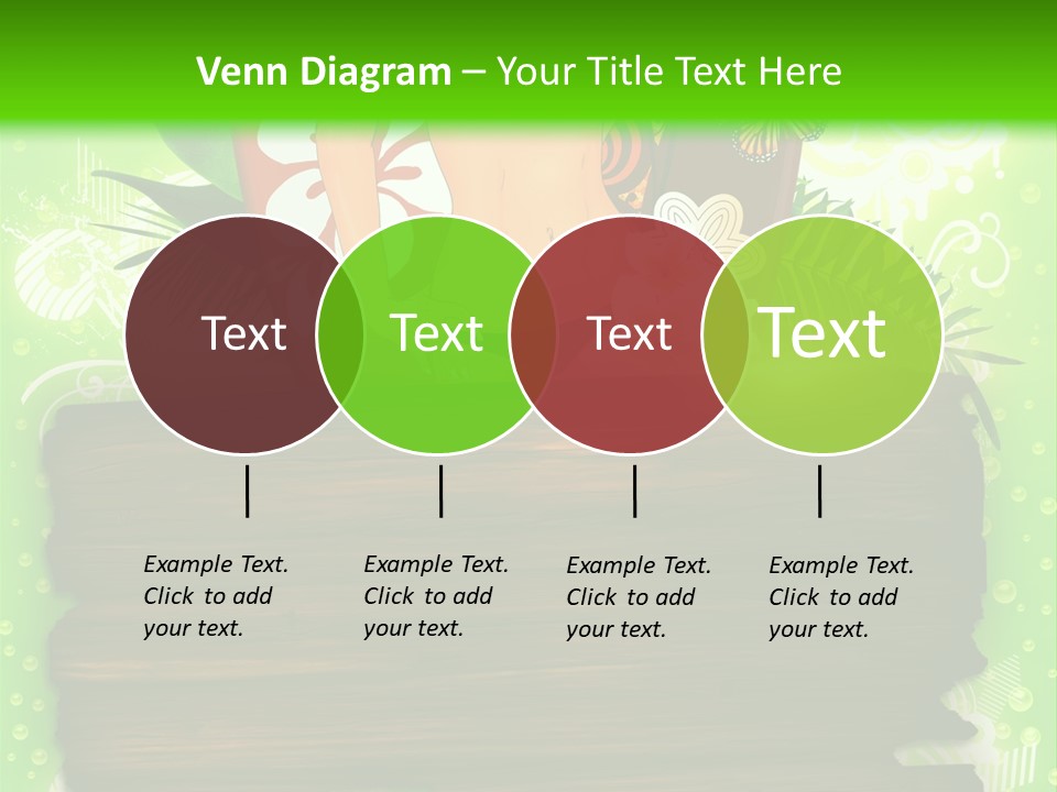 Woman Tree Erotic PowerPoint Template