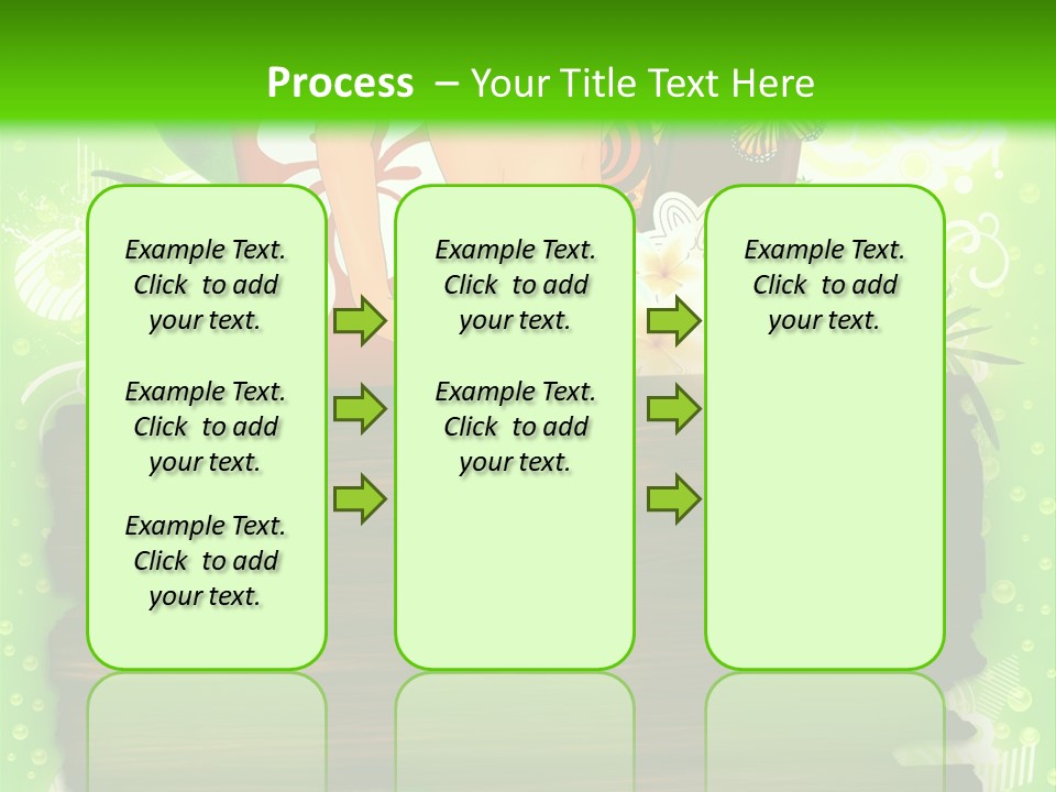 Woman Tree Erotic PowerPoint Template