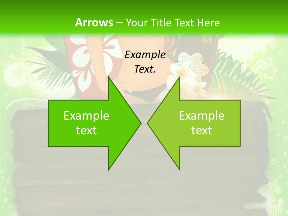 Woman Tree Erotic PowerPoint Template