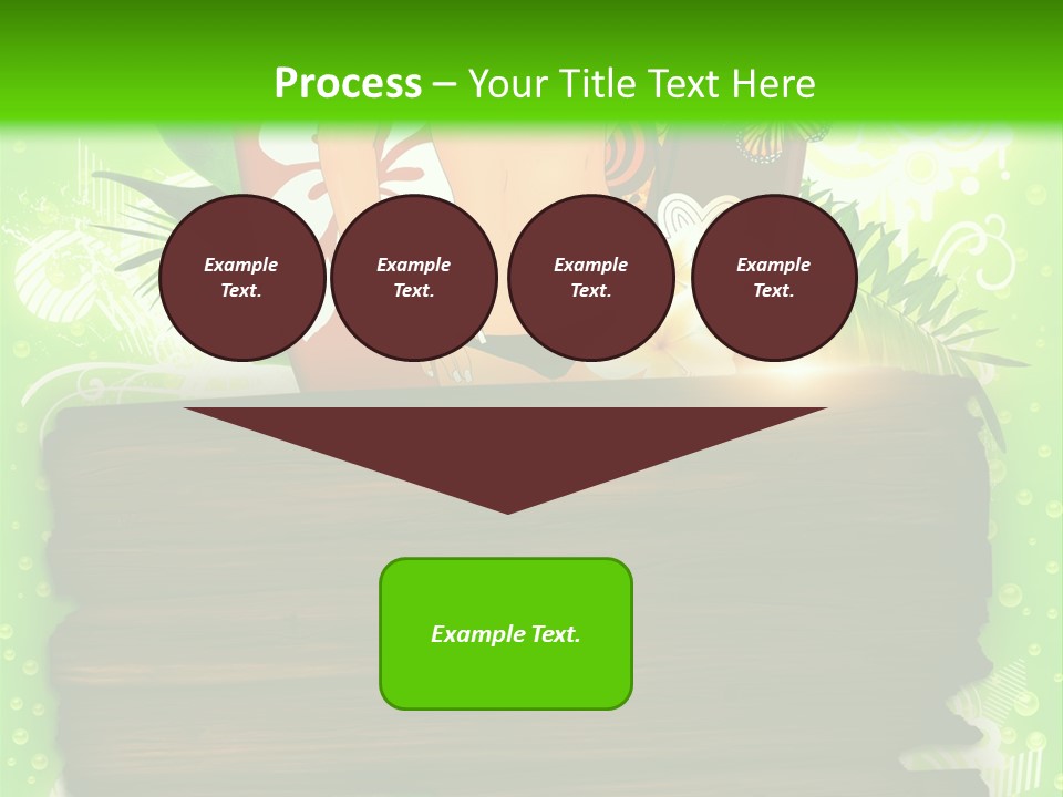 Woman Tree Erotic PowerPoint Template