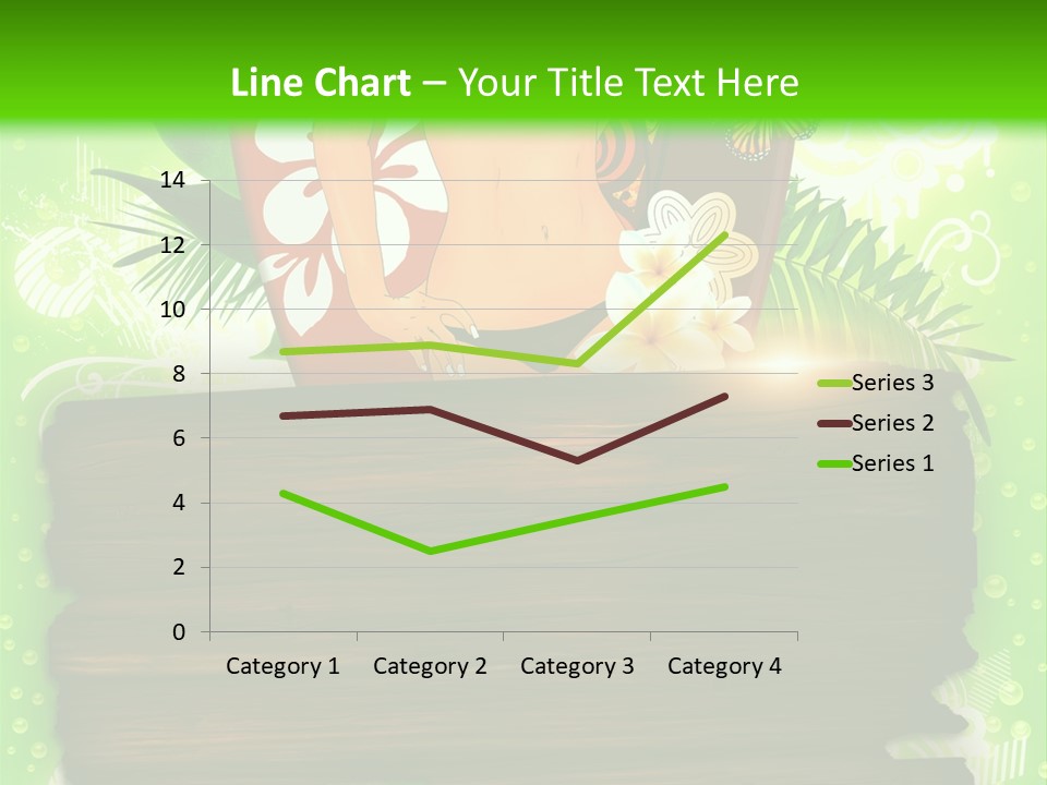 Woman Tree Erotic PowerPoint Template