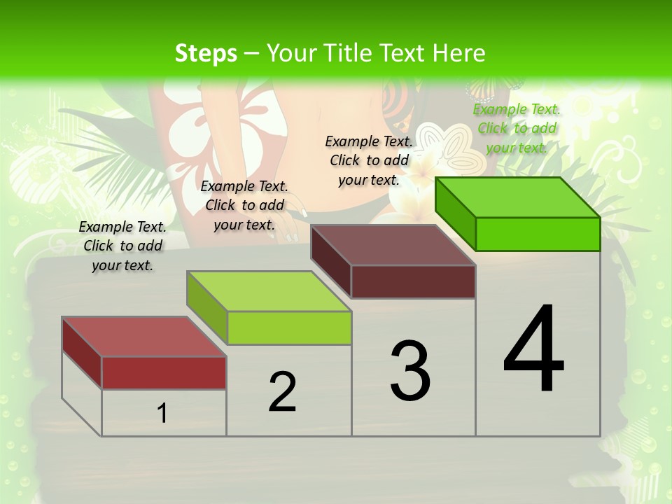 Woman Tree Erotic PowerPoint Template