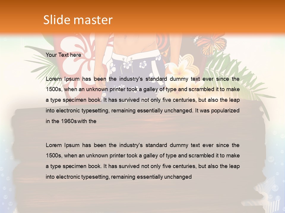 Nature Background Abstract PowerPoint Template