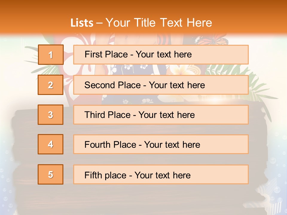 Nature Background Abstract PowerPoint Template