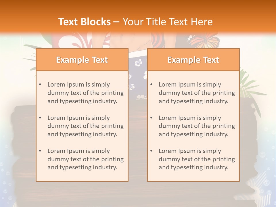 Nature Background Abstract PowerPoint Template