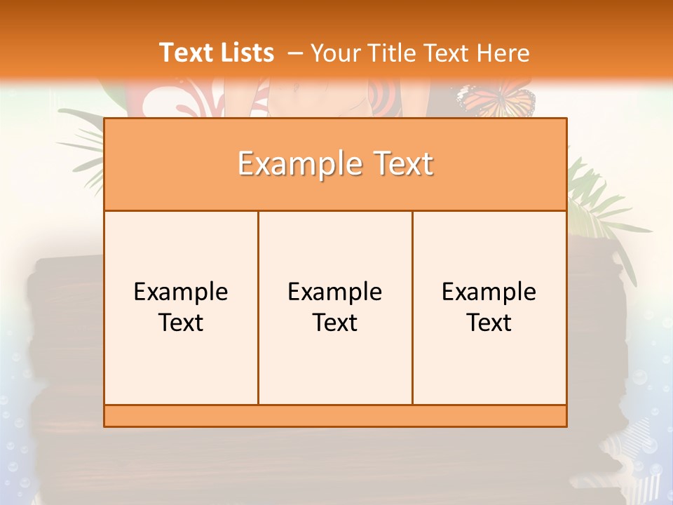 Nature Background Abstract PowerPoint Template