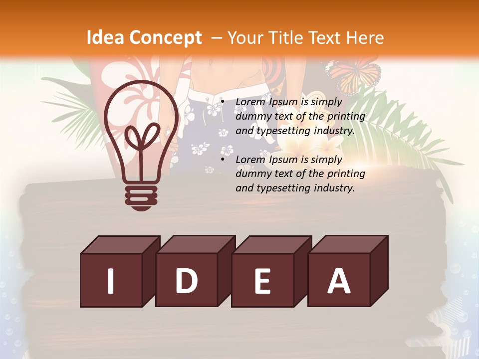 Nature Background Abstract PowerPoint Template