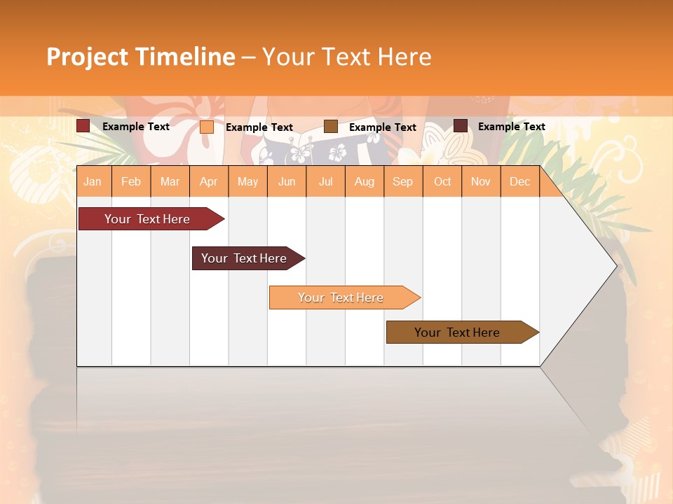 Hand Summer Texture PowerPoint Template