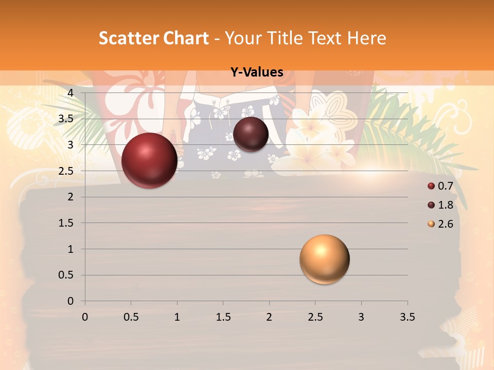 Hand Summer Texture PowerPoint Template