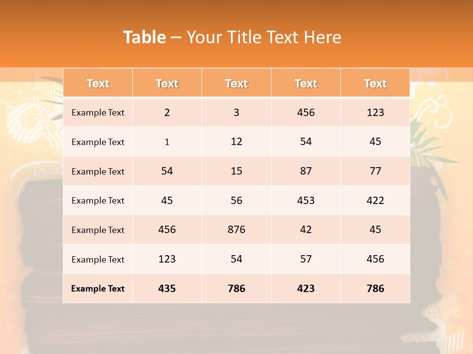 Hand Summer Texture PowerPoint Template